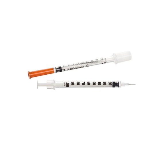 Insulin BD Syringes With Needles – 4 mm Becton Dickinson