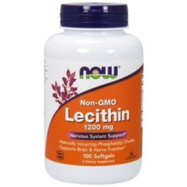 NOW - Lecithin 1200mg 100 softgels Pharmaceutical